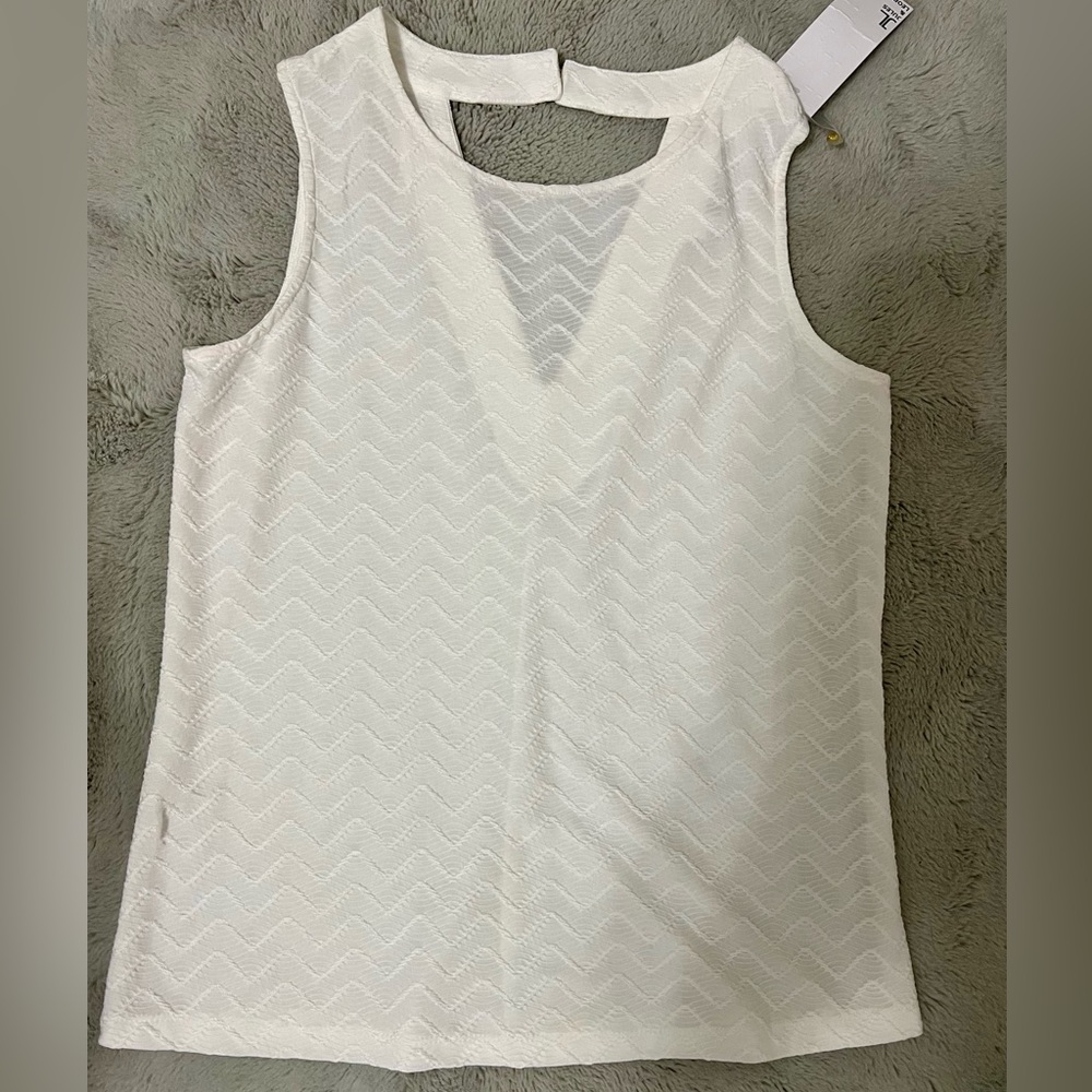 Sleeveless Knit Blouse by Jules & Leopold Sz S NWT